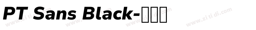 PT Sans Black字体转换 PT Sans Black字体转换